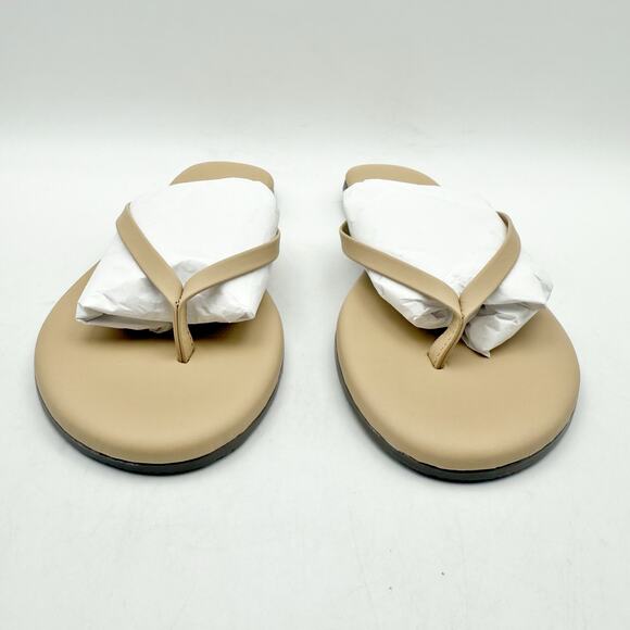 TKEES Womens Foundation Matte Sandals US 7 M Nude Cowhide Leather NWOB - Picture 6 of 12